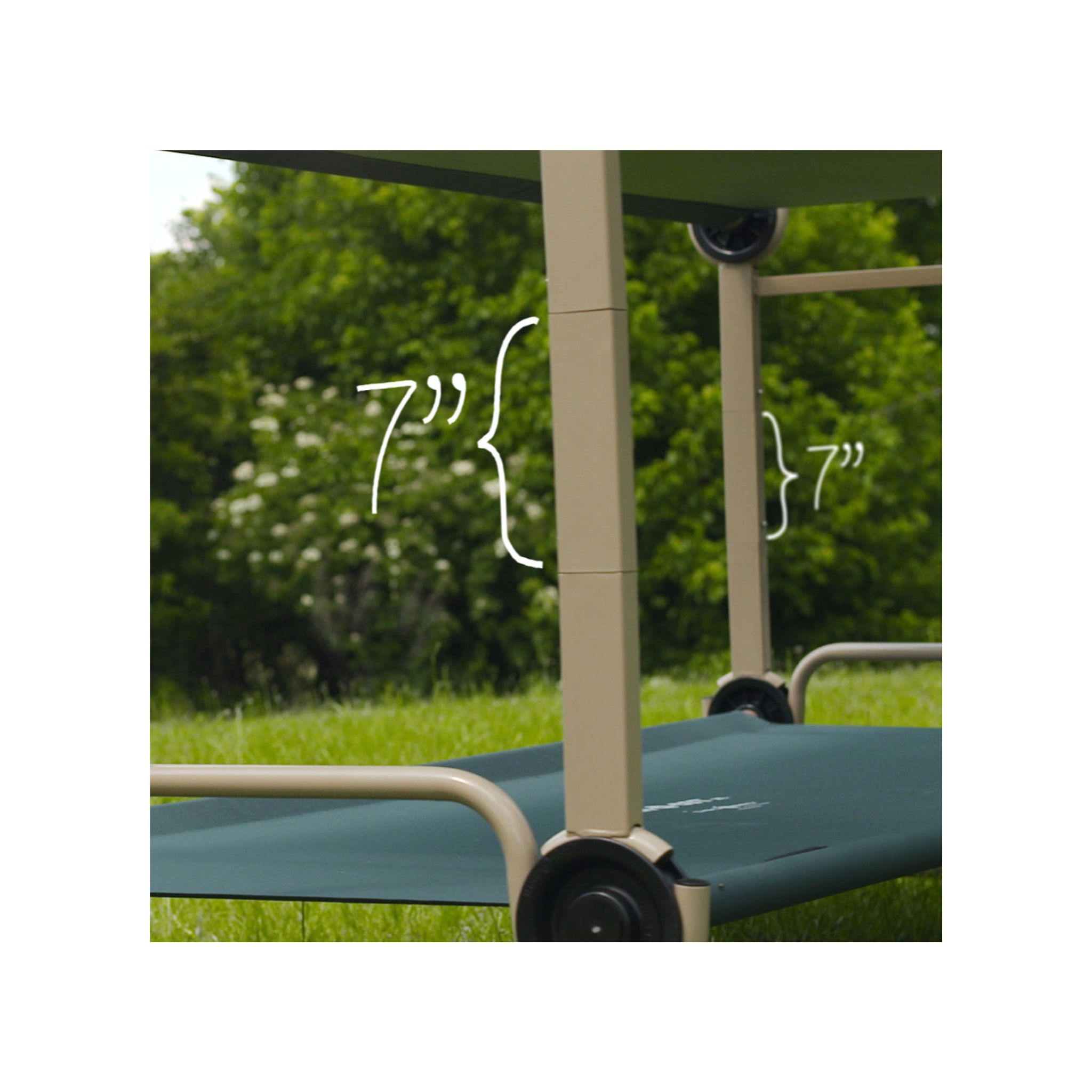 Beinverlängerungsset 4er Set - Beige