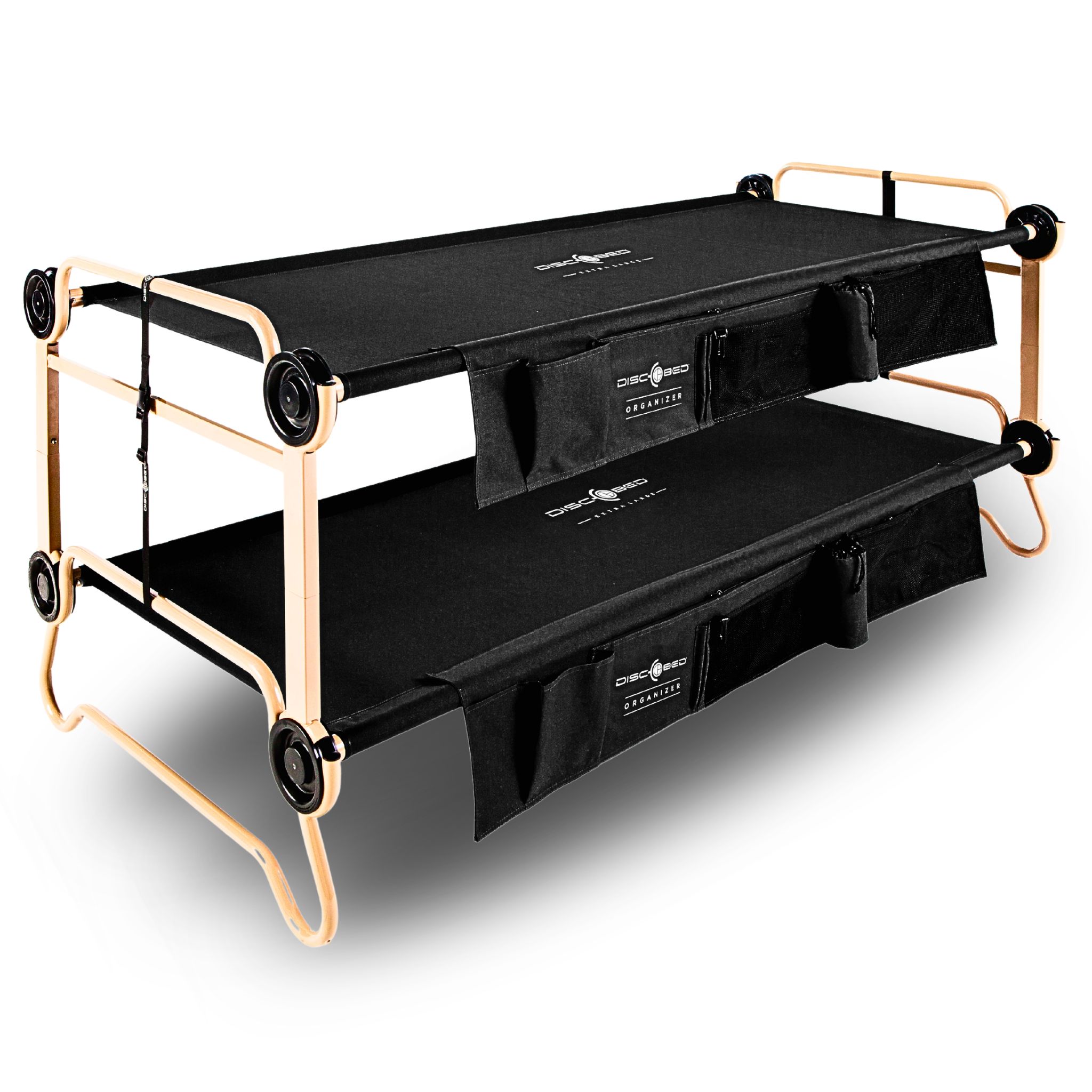 Disc-O-Bed XL Etagenbett mit Seitentaschen
