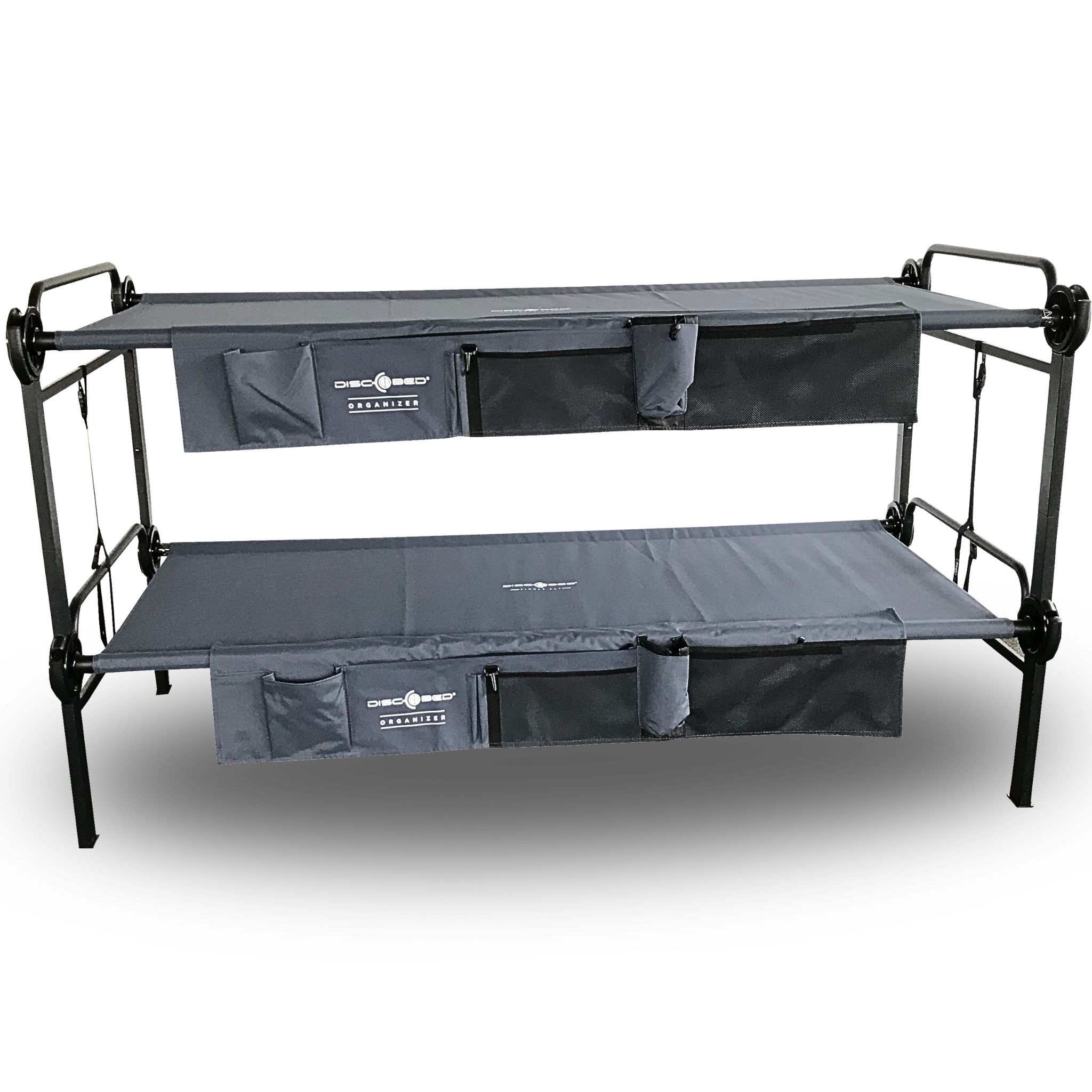 Disc-O-Bed XLT Etagenbett mit Seitentaschen