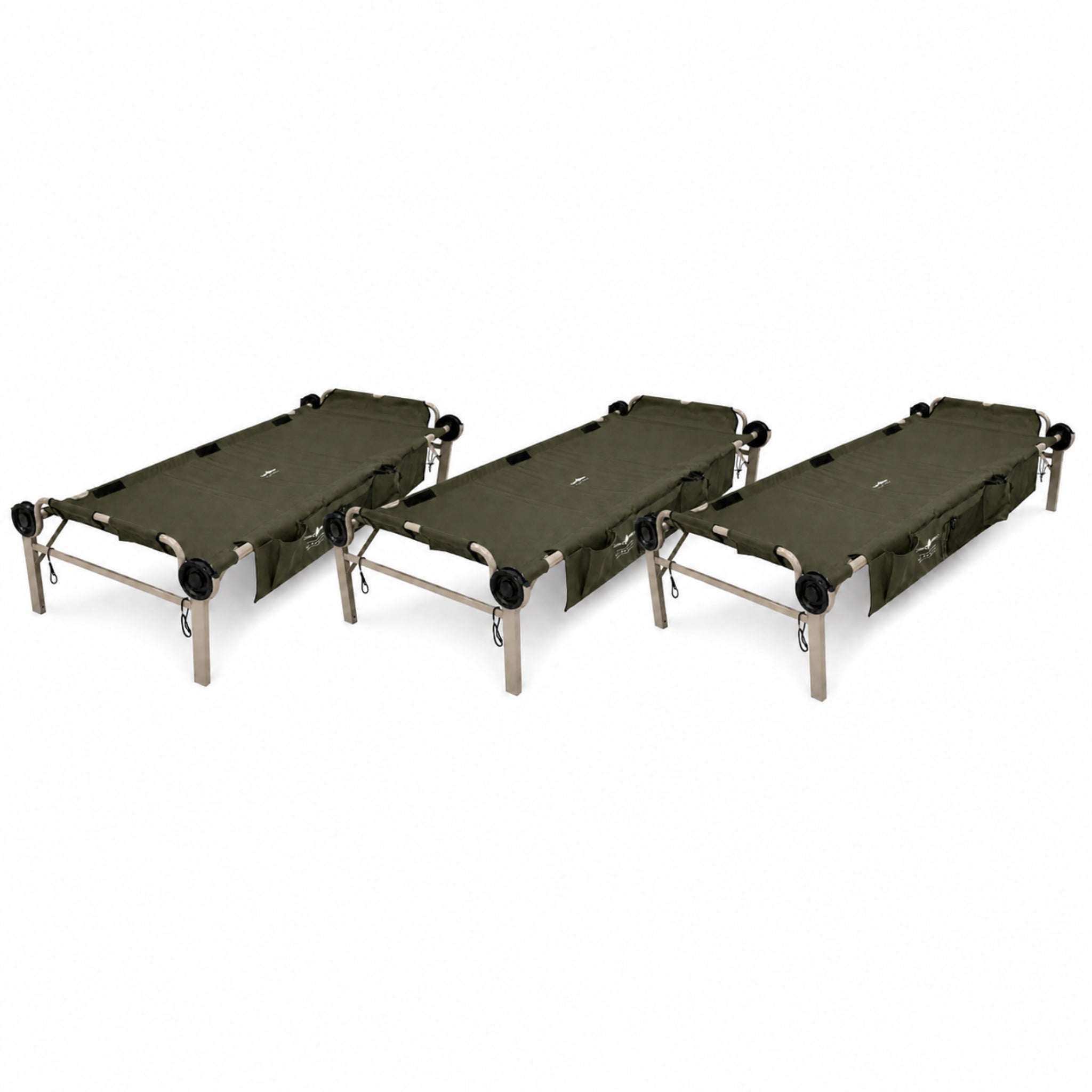 Arm-O-Bed olivgrün mit Seitentaschen