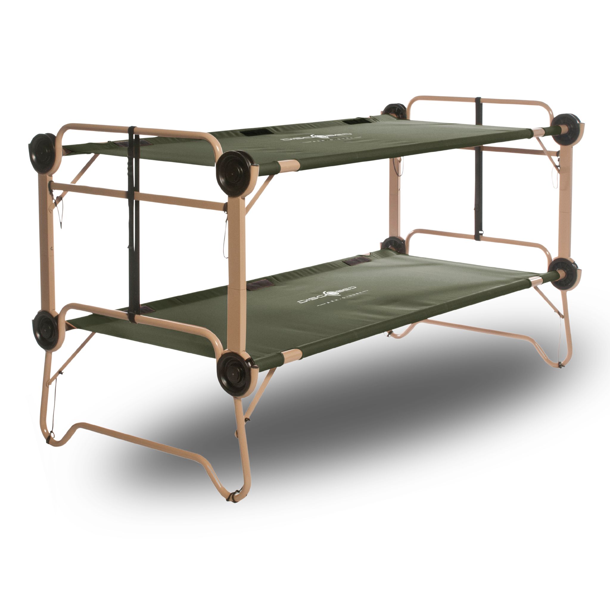 Arm-O-Bunk Etagenbett mit Seitentaschen - Olivgrün