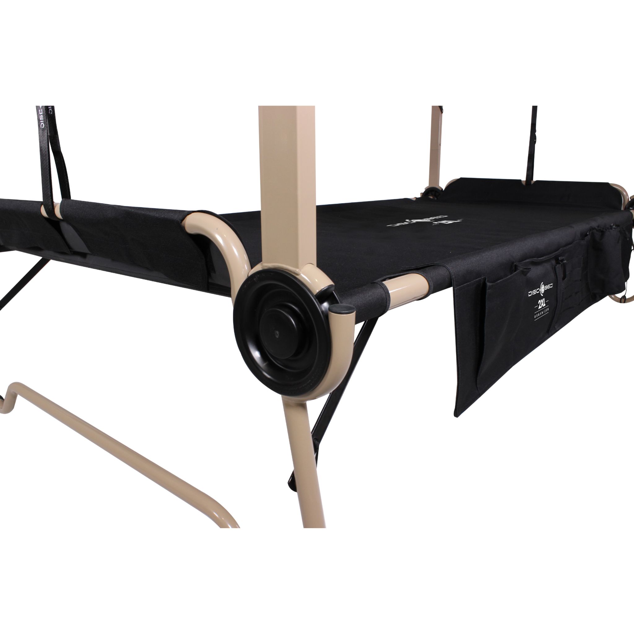 Disc-O-Bed 2XL Etagenbett mit Seitentaschen