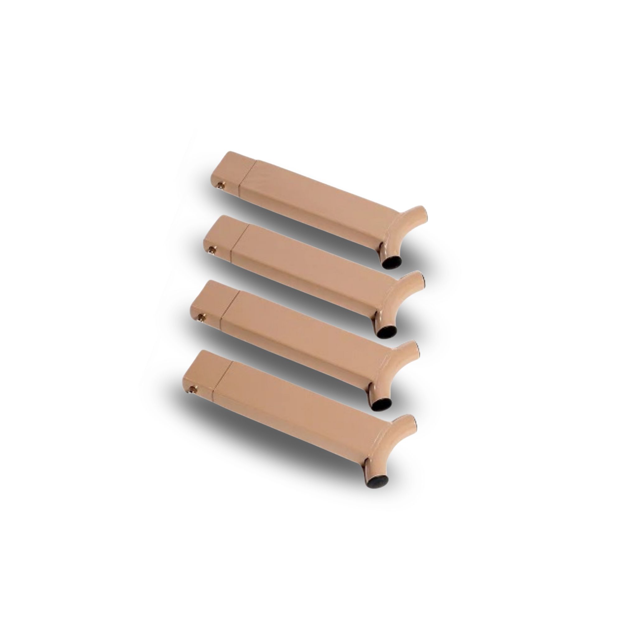 Stapeladapter-Set beige