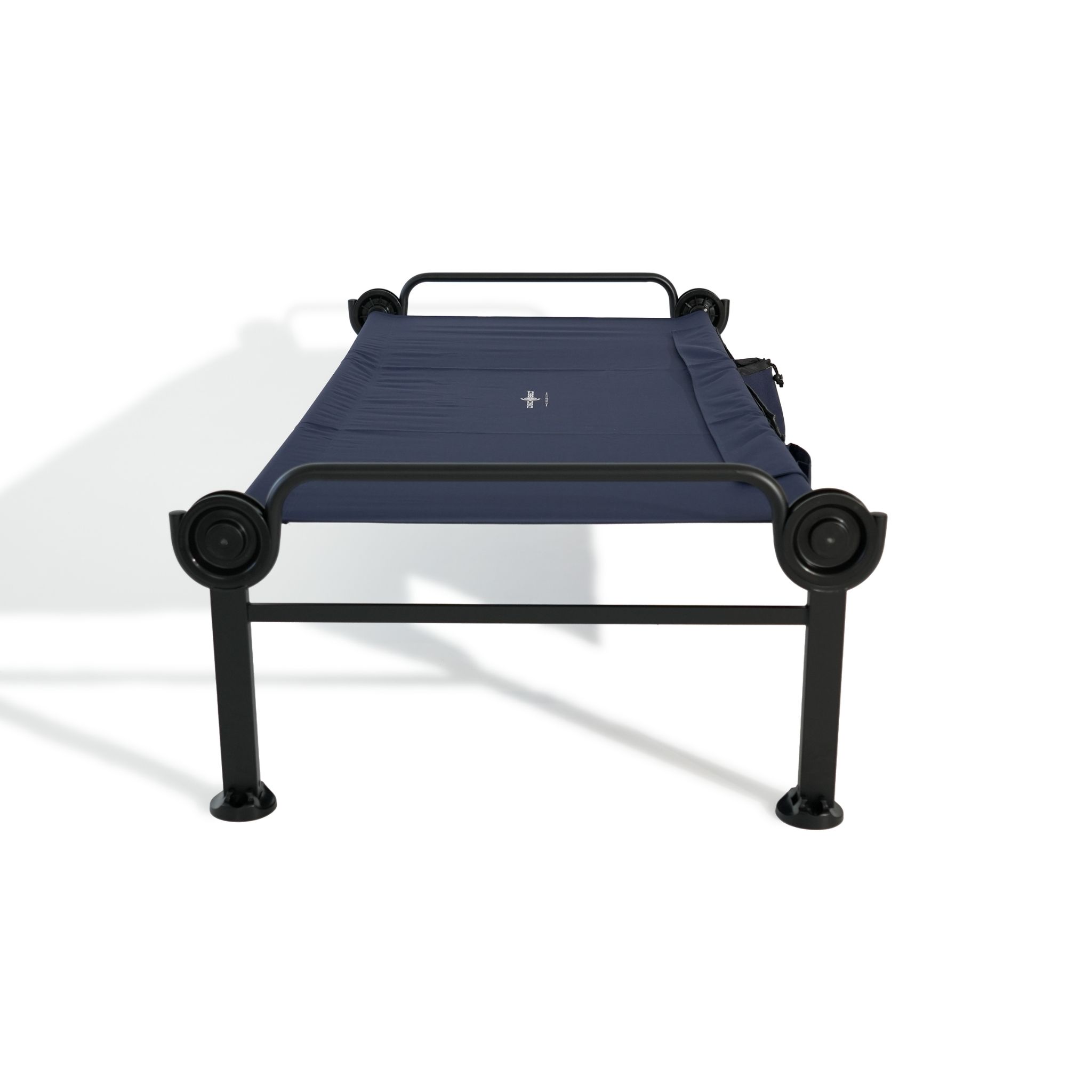 Disc-O-Bed XLT Single Blau mit Foot Pads und Seitentasche