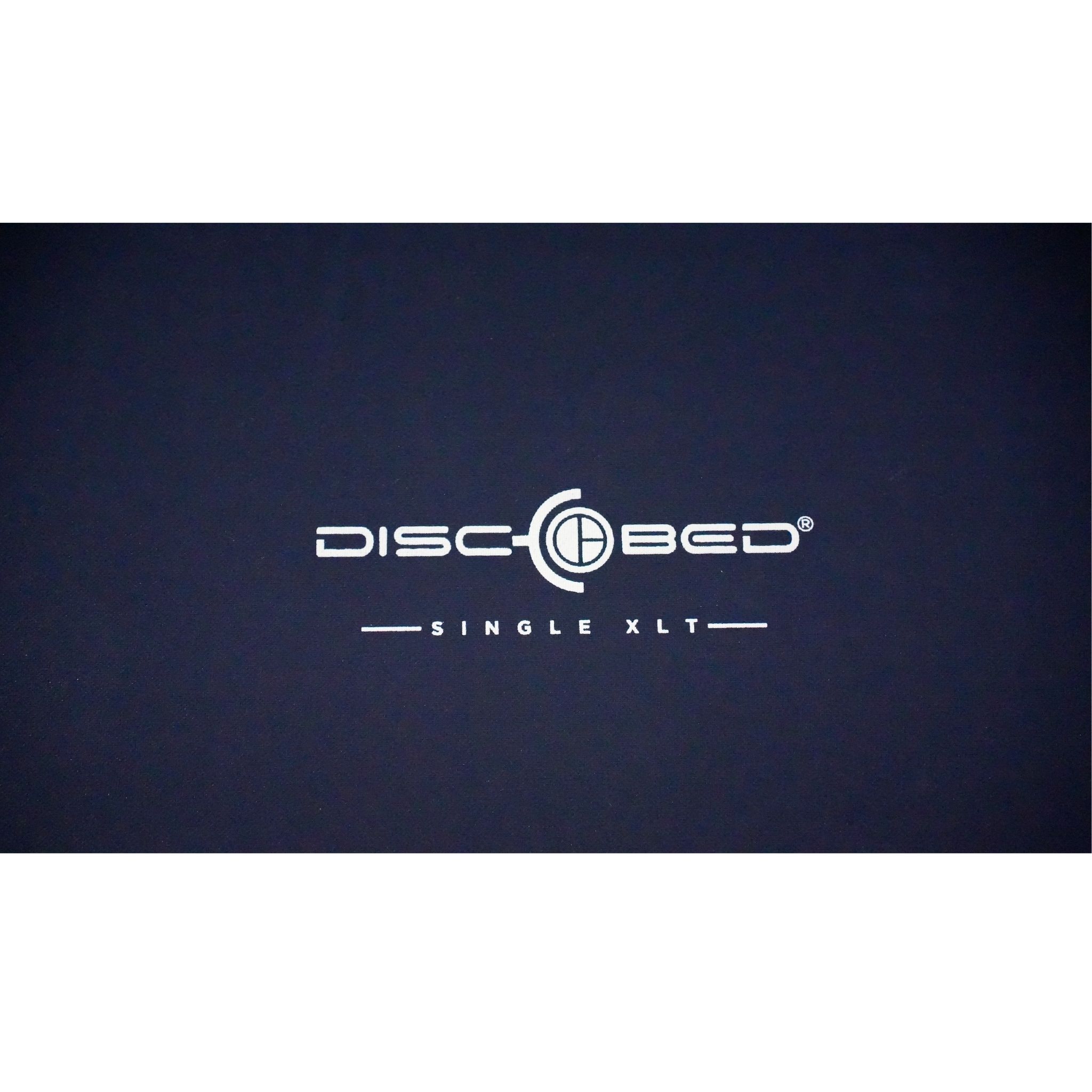 Disc-O-Bed XLT Single Blau mit Foot Pads und Seitentasche