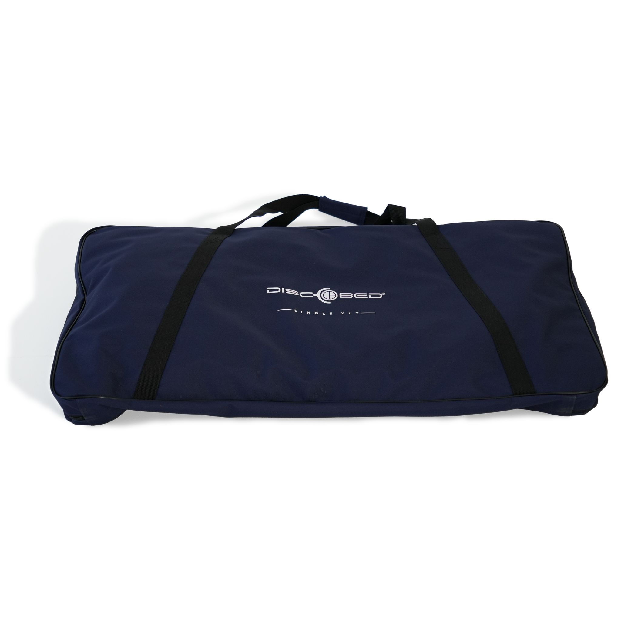 Disc-O-Bed XLT Single Blau mit Foot Pads und Seitentasche