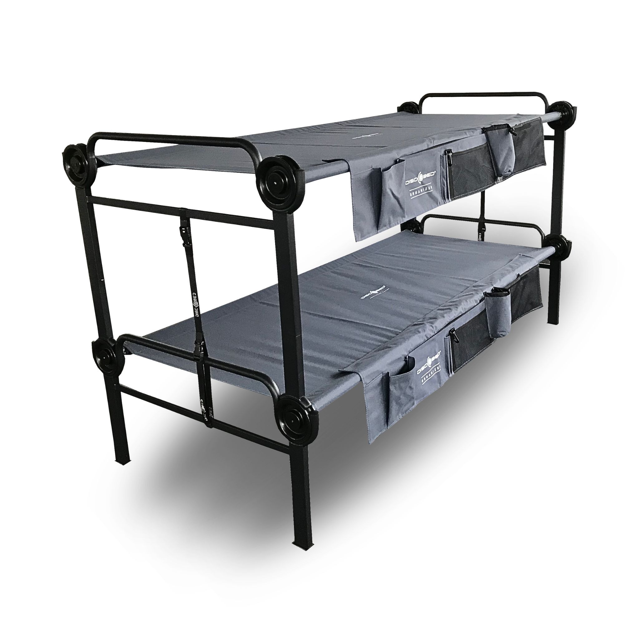 Disc-O-Bed XLT Etagenbett mit Seitentaschen