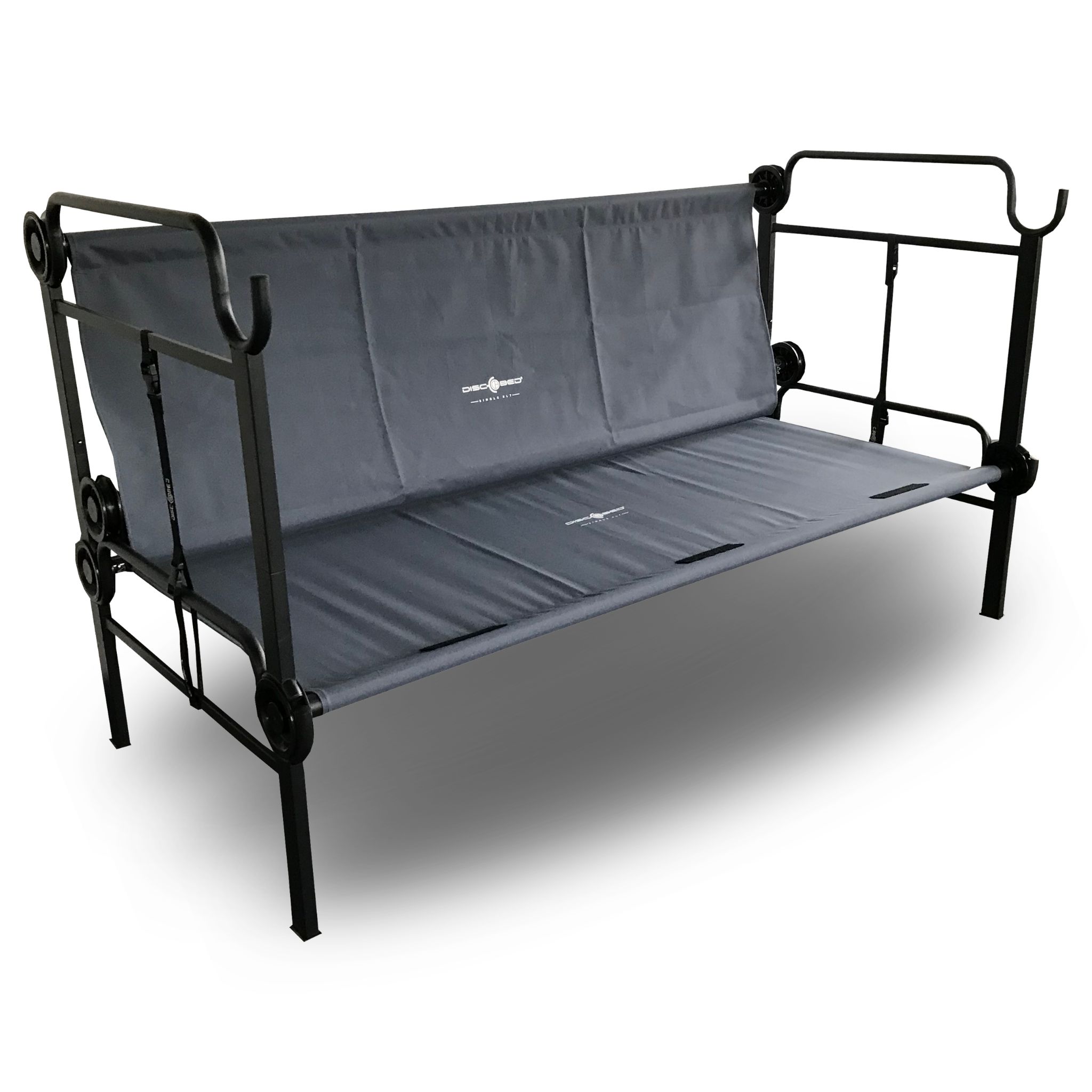 Disc-O-Bed XLT Etagenbett mit Seitentaschen