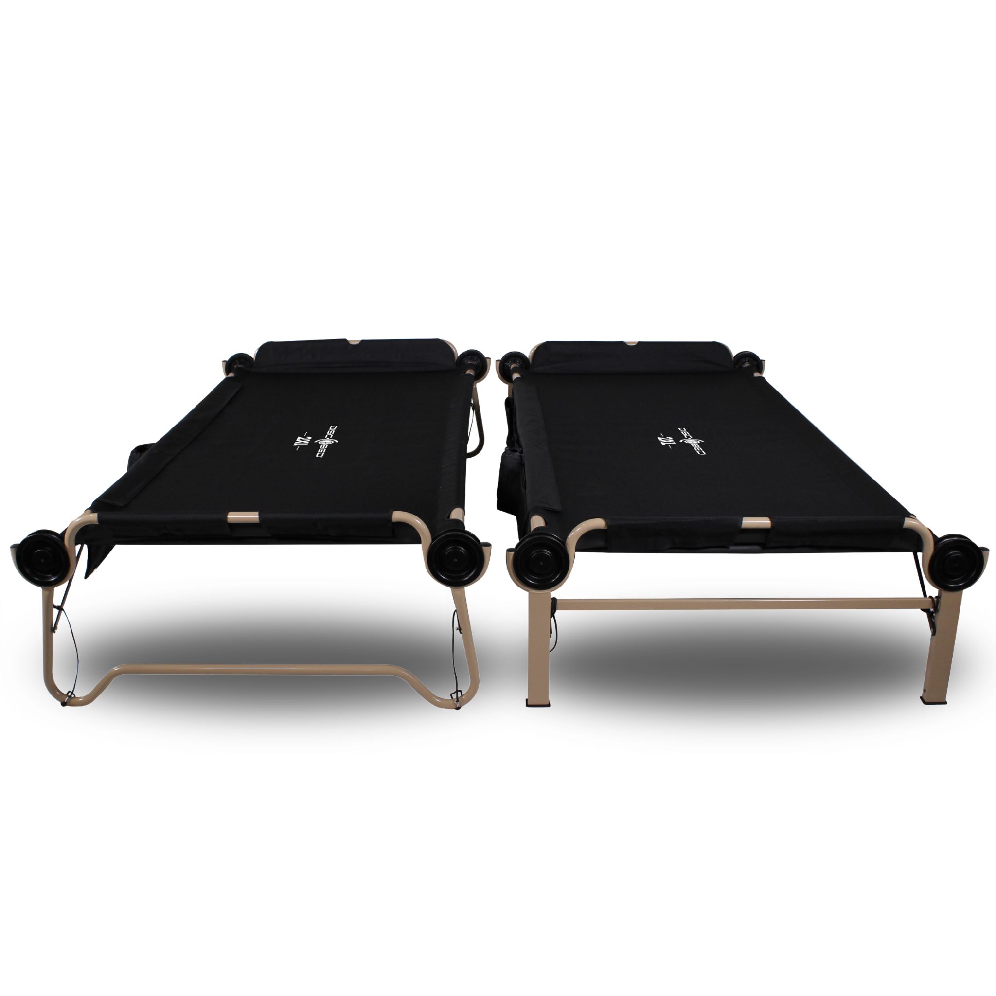 Disc-O-Bed 2XL Etagenbett mit Seitentaschen