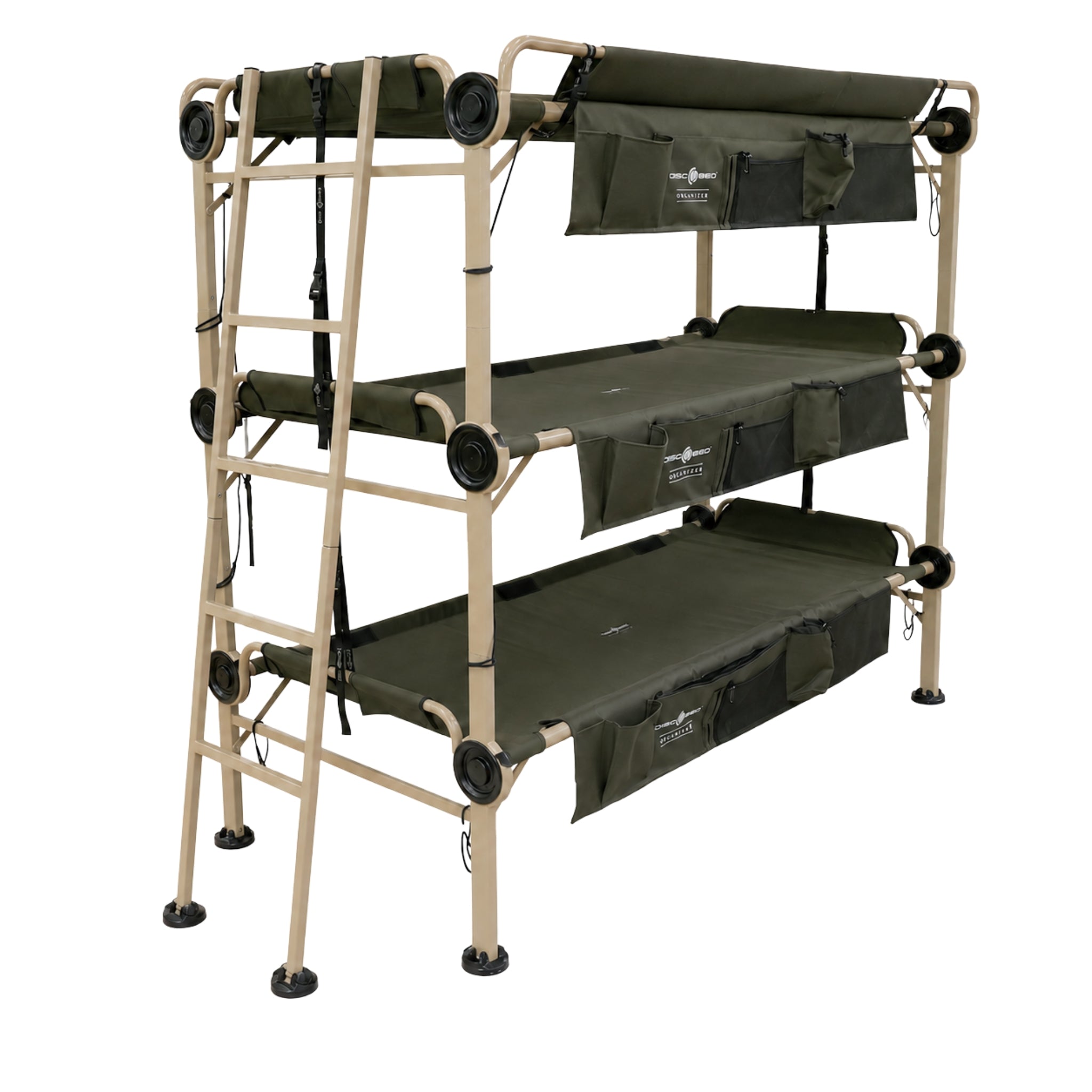 Arm-O-Bed 3er Bunk-Set olivgrün